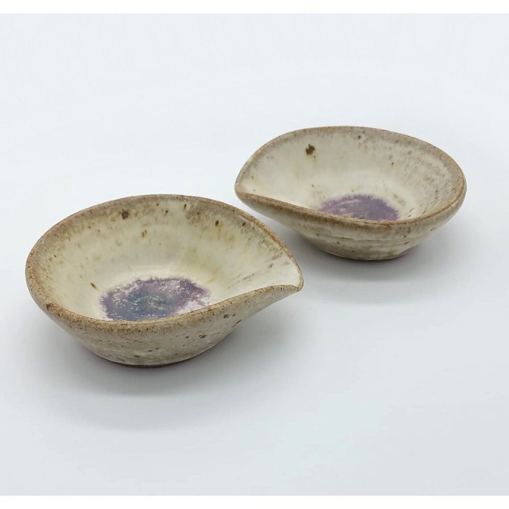 2 Stoneware Spoon Rests by Carmel Ceramica Portugal